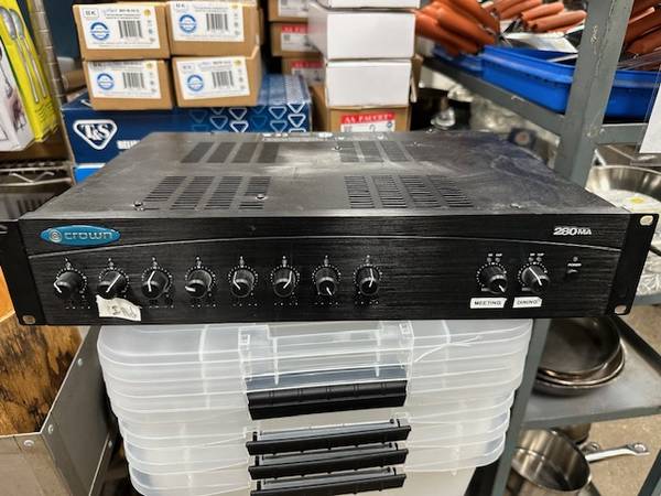Crown 280 MA Amp 1
