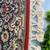 Vintage 50 yr old german exceptional quality burgundy wool persian rug 5 thumbnail