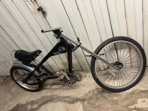 chopper bicycle schwinn Stingray custom built Orange County edition Voltaire Cycles Verona Schwinn OC Chopper Stingray bicycle