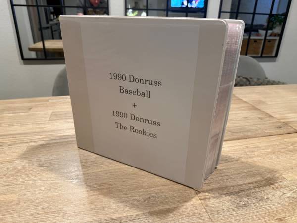 1990 Donruss Baseball + The Rookies Complete Set 1