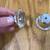 Set of 2 Diamond Shaped Glass Crystal Knobs-dress pulls 1 thumbnail