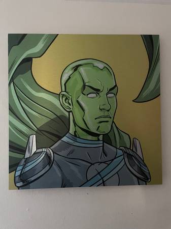 23x23 Comics Modern Art Painting Print Picture On Metal Aluminum Board 1