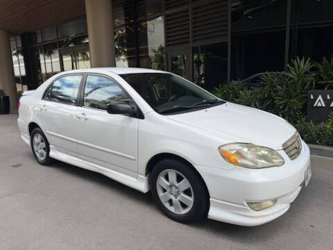 2004 Toyota Corolla S automático Aire Acondicionado Frío 30MPG bajo kilometraje excelente estado - $3,200 (Oahu)63617595350913123