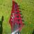 Agile Interceptor Pro 7 string Tribal Red 727 Baritone 27” 8 thumbnail