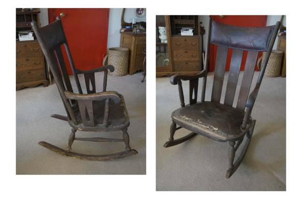 Rocking Chair, New England, 19th c - donation sought 1