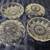 Like new Set of 4 French hand-cut candy nut crystal dish 5 thumbnail