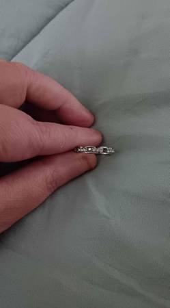 Elegant Rhinestone-Embellished Chain Link Ring 1