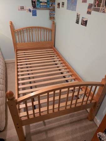 Twin Bunk Bed Set with Mattresses and Drawers 1