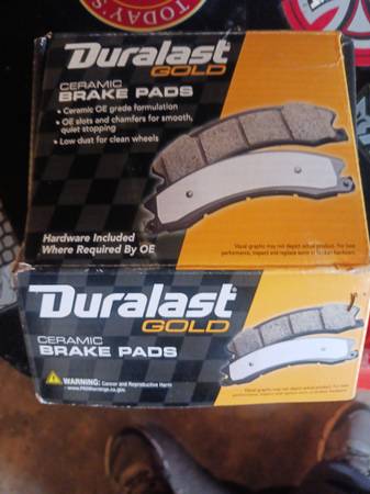 Gold brake pads 1