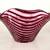 Hand Blown Glass Eye Studio Pink Caned Bowl 8” 10 thumbnail