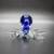 Murano Vintage Hand Blown Blue Cobalt Octopus Paper Weight - (Hend.) 1 thumbnail
