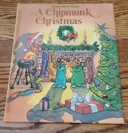 1985, Alvin and the Chipmunks Christmas - Hardcover Book 1