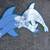 HUGE VINTAGE 62" TWIN DOLPHIN WALL MIRROR / WALL ART 2 thumbnail