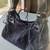 Large black purse X on strap base 2 thumbnail