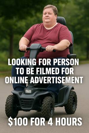 Be filmed in a Short Video Riding a 4WD Beach Mobility Scooter 1