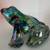 Vintage Iridescence glass frog 4” 3 thumbnail