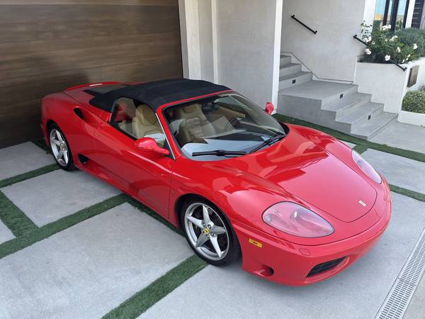 2000 Ferrari 360 Spider - $65,00063436241994753123
