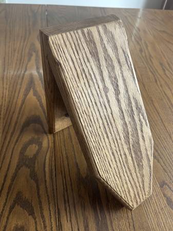 Solid oak euro mount wall plaque 1