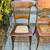 Pair of Early 20th Century Antique Oak Press Back Cane Chairs 6 thumbnail