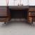 Walnut Mid Century executive desk with lock and key 2 thumbnail