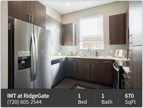 $1,755 / 1br - 670ft2 - Lots of space! 670 sqft, 1 bed, washer/dryer in unit, near everything (Lone Tree - Near Park Meadows)63962796328067120