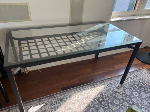 Glass Top Dining table 1