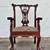 Antique Chippendale Revival Child's Open ArmChair 9 thumbnail