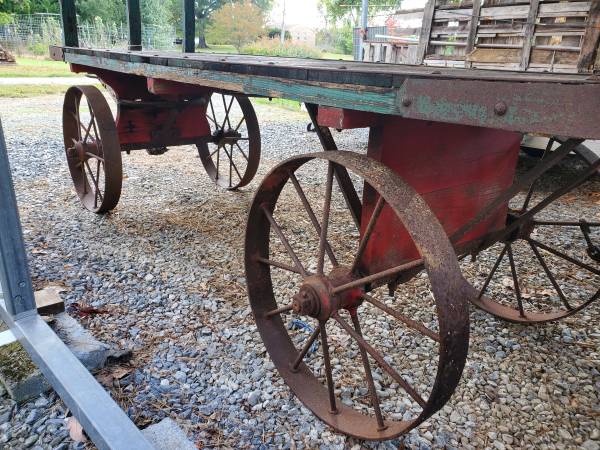 OLD N&W RAILWAY DEPOT STATION BAGGAGE WAGON 1