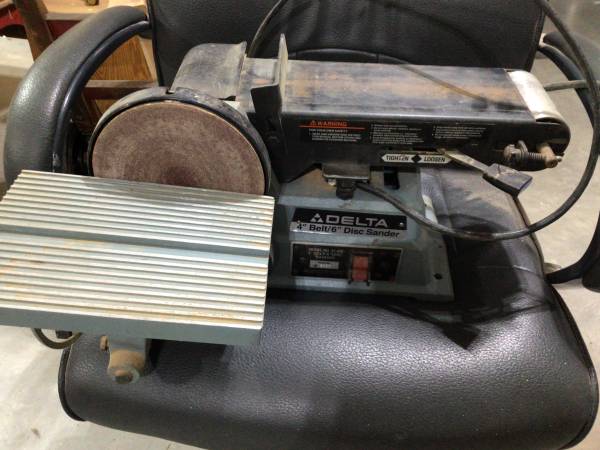 Delta 6” disc 4” belt sander 1