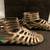 Gold Roman Rain Sandals Women’s Size 8W $10 + other Summer Shoes FREE 2 thumbnail