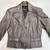 CRAZY COOL, SUPER RARE, NEW GIANNI VERSACE GRAY LEATHER PANT / JACKET 2 thumbnail