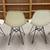Vintage MCM Original Eames Eiffel Tower Fiberglass Side Chairs (4) 2 thumbnail