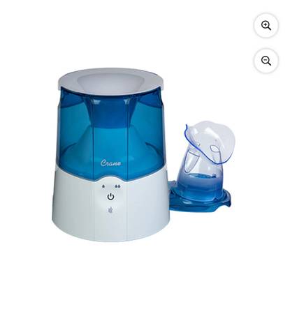 Crane USA 2-in-1 Warm Mist Humidifier & Steam Inhaler 1
