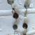 Amber, silver, faux pearl necklace 1 thumbnail