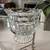 American Clear Cubest Pattern Pedestal Bowl by Homco 6" 1 thumbnail