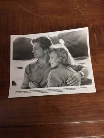 Jeff Bridges Glenn Close "Jagged Edge" original 8"x10" movie photo 1