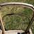 VINTAGE ANTIQUE OAK WOODEN WHEEL CHAIR CANE SEAT 7 thumbnail