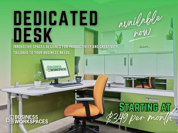 $299 Dedicated Desk – Professional Coworking Space in El Dorado Hills (El Dorado Hills)63900567938562120