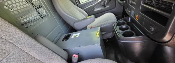 Center Console for Cargo Van Cab File Desk 1