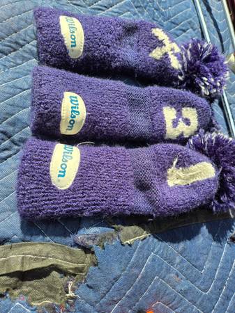 3 matching Wilson golf head covers 1