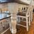Hand- built solid wood farmhouse dining table with 6 chairs 5 thumbnail