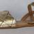 Girl's Size 3 Cat & Jack brand gold SANDALS 2 thumbnail