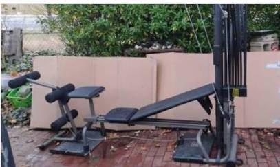 Bowflex, Weight Bench, Weights, Auto BikeRack, Dryer, Jig Saw, Sanders 1
