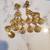 Gold Filigree Drop Clip Earrings 1 thumbnail
