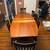 Custom made cherry dining table and chairs 1 thumbnail