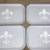 4 Aluminum Trays (Painted with Fleur-De-Lis Symbol) 1 thumbnail