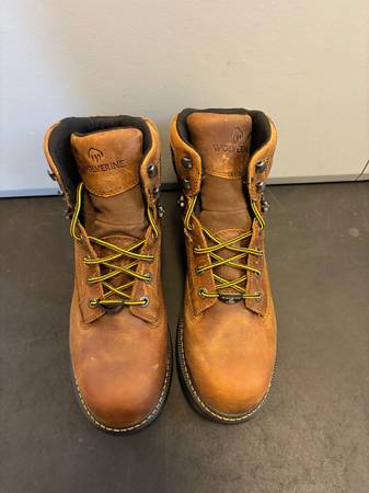 New Wolverine Hellcat Work Boots with CM Toe, Size 12 1