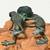 Vintage Bronze Frogs Votive Candle Holder Accent Decor 7 thumbnail