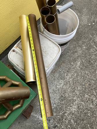 Large Brass tubing 1