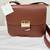 Fossil's Brown leather Lennox small flap crossbody bag 1 thumbnail